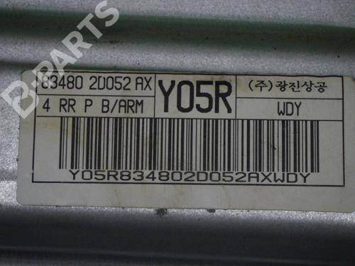 Rear right window mechanism HYUNDAI ELANTRA III Saloon (XD) 2.0 CRDi | BP10538874C25 