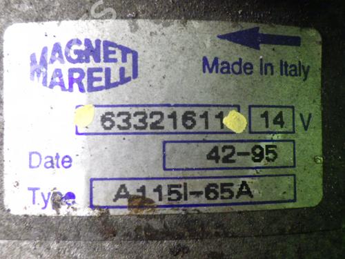 Alternator FIAT BRAVO I (182_) 1.4 (182.AG) | BP29929217M7 