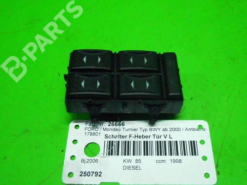 Used Left front window switch FORD MONDEO III Turnier (BWY) 2.0 16V TDDi / TDCi (115 hp) 6368724