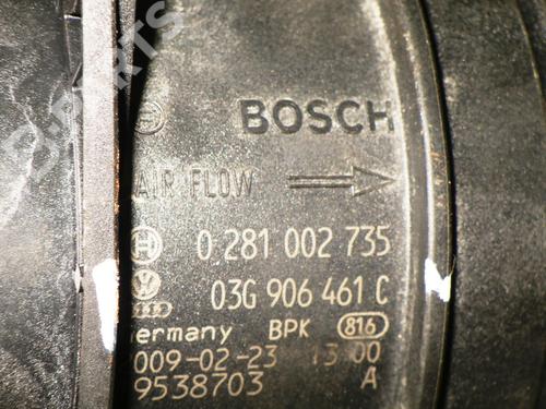 Mass air flow sensor VW GOLF VI (5K1) 2.0 TDI | BP9723311M95 