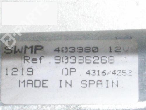 Rear wiper motor OPEL CORSA B (S93) 1.0 i 12V (F08, F68, M68) | BP6668272M102 