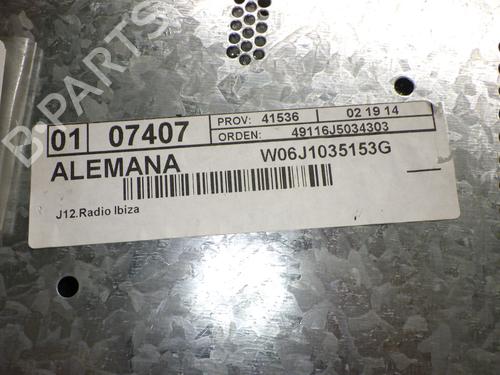 Radio SEAT IBIZA IV ST (6J8, 6P8) 1.2 | BP13936327E6 