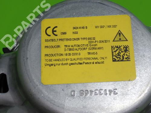 Rear right seatbelt JAGUAR I-PACE (X590) EV400 AWD | BP10486256I28