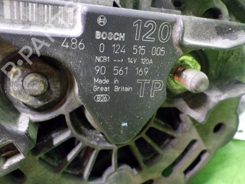 Alternator OPEL ZAFIRA A MPV (T98) 2.0 DTI 16V (F75) | BP29622116M7 