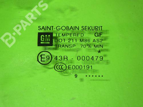 Front right door window OPEL CORSA E (X15) 1.4 (08, 68) | BP7211629C19 