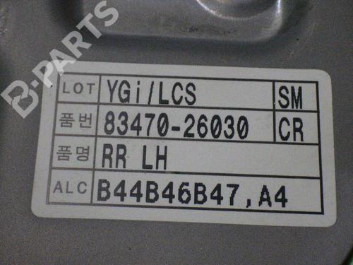Rear left window mechanism HYUNDAI SANTA FÉ I (SM) 2.0 CRDi 4x4 | BP6656450C24 