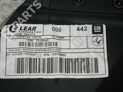 Bageste højre beklædning OPEL SIGNUM Hatchback (Z03) 2.2 direct (F48) | BP6652261C61 