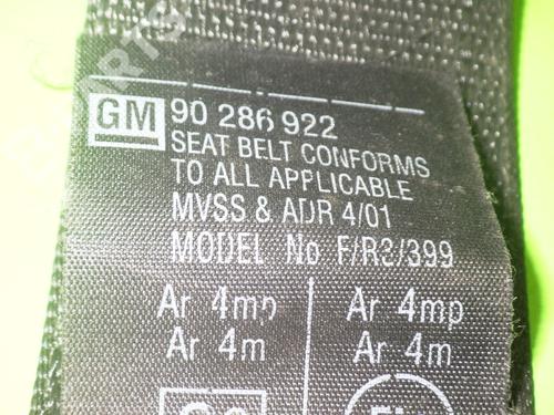 Front right seatbelt OPEL CORSA B (S93) 1.2 i 16V (F08, F68, M68) | BP7434939I25 
