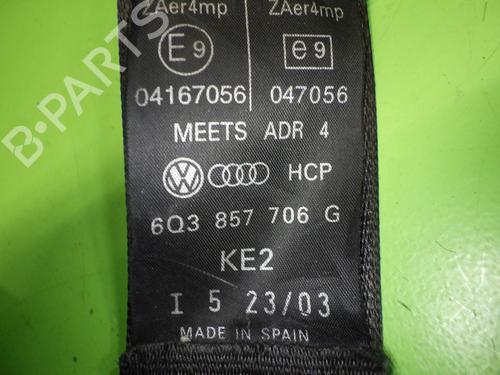 Front right seatbelt VW POLO (9N_, 9A_) 1.2 | BP15800259I25 