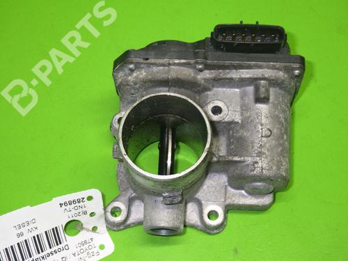 Used Throttle body TOYOTA IQ (_J1_) 1.4 D-4D (NUJ10_, NUJ10R) (90 hp) 6378696