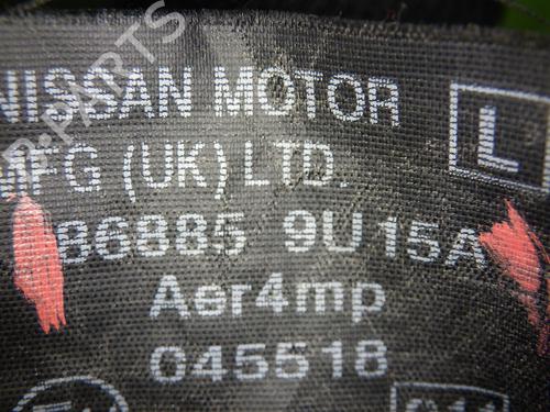 Sikkerhetsbelte foran venstre NISSAN NOTE (E11, NE11) 1.4 | BP30797118I26