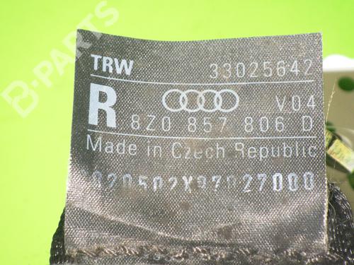 Rear right seatbelt AUDI A2 (8Z0) 1.4 TDI | BP6637197I28 