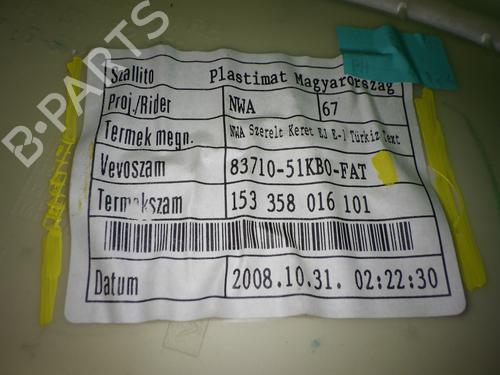 Front right panel SUZUKI SPLASH (EX) 1.0 (A5B310) | BP37511828C59 - Image 4