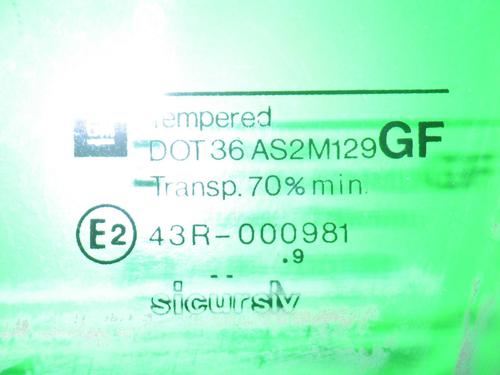 Rear left door window OPEL VECTRA B (J96) 1.8 i 16V (F19) | BP6664011C20 