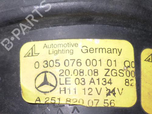 Left front fog light MERCEDES-BENZ M-CLASS (W164) ML 280 CDI 4-matic (164.120) | BP14732375C30 