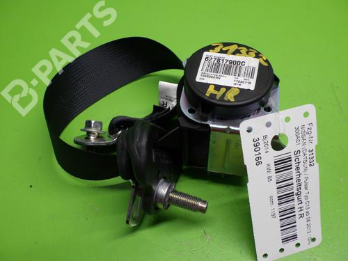 Used Rear right seatbelt NISSAN PULSAR Hatchback (C13) 1.2 DIG-T (115 hp) 12123532