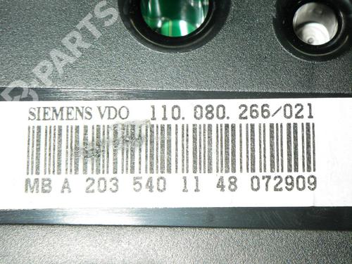 Kombinert Instrument MERCEDES-BENZ C-CLASS T-Model (S203) C 220 CDI (203.208) | BP6357861C47 