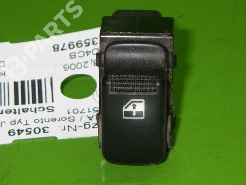 Used Right rear window switch KIA SORENTO I (JC) 2.5 CRDi 4WD (140 hp) 6705032