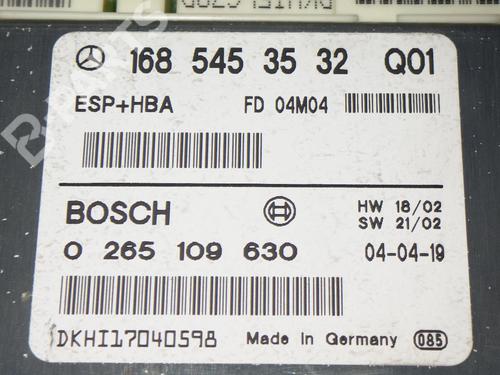 Electronic module MERCEDES-BENZ A-CLASS (W168) A 170 CDI (168.009, 168.109) | BP6385971M83 