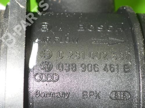 Mass air flow sensor VW TOURAN (1T1, 1T2) 1.9 TDI | BP8856261M95 