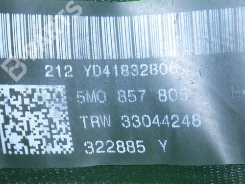 Rear right seatbelt VW GOLF PLUS V (5M1, 521) 2.0 TDI 16V | BP6674816I28 