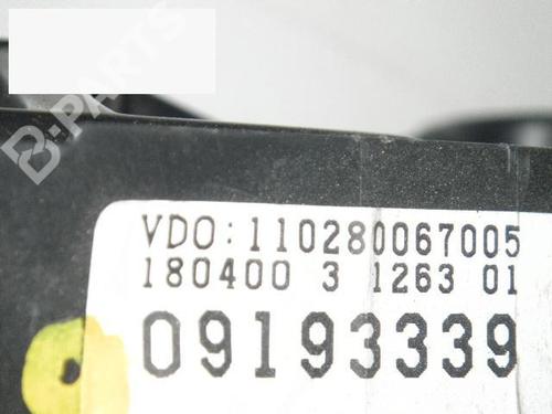 Instrument cluster OPEL ASTRA G Hatchback (T98) 1.6 (F08, F48) | BP6353189C47 