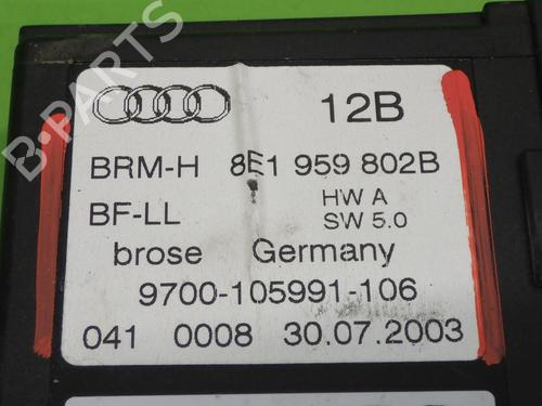 Right front window motor AUDI A4 B6 Avant (8E5) 1.9 TDI quattro | BP18057620E20 