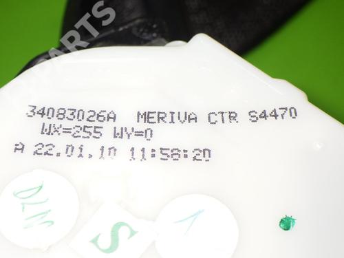 Rear center seatbelt OPEL MERIVA B MPV (S10) 1.4 (75) | BP6649332I27 