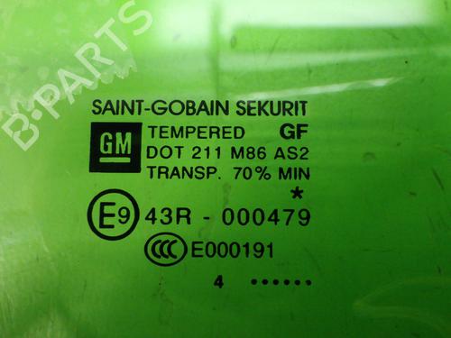 Front right door window OPEL CORSA E (X15) 1.3 CDTI (08, 68) | BP21073573C19 