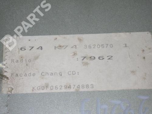 Radio RENAULT LAGUNA II Grandtour (KG0/1_) 2.2 dCi (KG0F) | BP6377125E6 