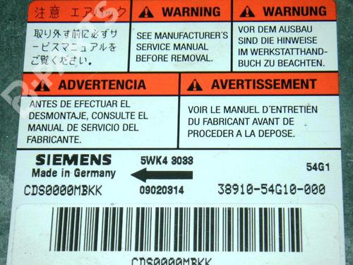 ECU airbags SUZUKI LIANA (ER, RH_) 1.3 (RH 413) | BP6365959M53 