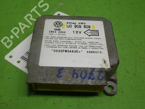 Kollisjonspute styreenhet VW GOLF IV (1J1) 1.6 (100 hp) 28711788