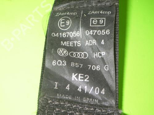 Front right seatbelt VW POLO (9N_, 9A_) 1.2 12V | BP14740017I25 