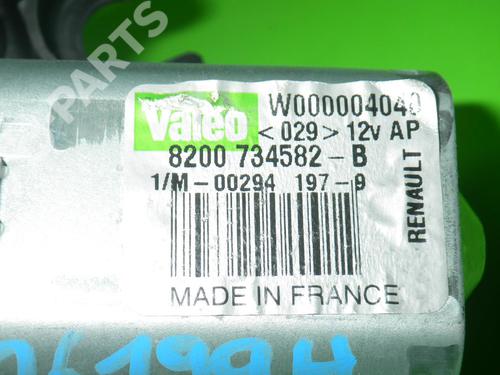 Rear wiper motor DACIA SANDERO 1.2 16V | BP6652175M102 