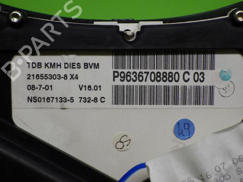 Instrument cluster PEUGEOT 307 (3A/C) 2.0 HDi 110 | BP13122768C47 