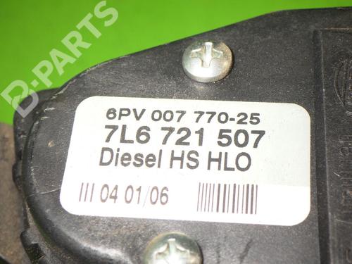 Pedal VW TOUAREG (7LA, 7L6, 7L7) 2.5 R5 TDI | BP6386868I4 