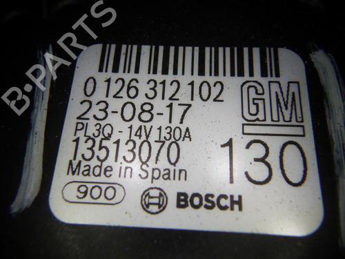 Alternator OPEL ASTRA K (B16) 1.4 CNG (68) | BP20139943M7 