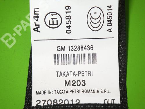 Rear right seatbelt OPEL INSIGNIA A Country Tourer (G09) 2.0 CDTi 4x4 (47) | BP8146632I28 