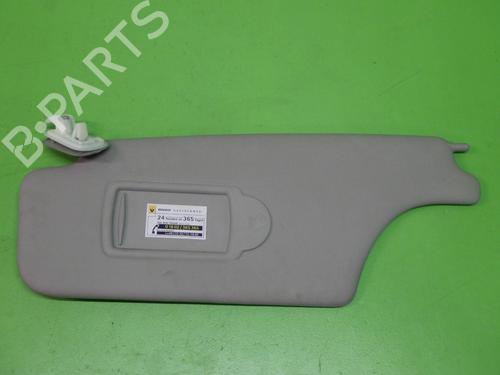 Used Left sun visor Left sun visor RENAULT MODUS / GRAND MODUS (F/JP0_) 1.2 (JP0C, JP0K, FP0C, FP0K, FP0P, JP0P, JP0T) (75 hp) 36657101 36657101