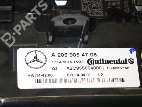 Climate control MERCEDES-BENZ C-CLASS (W205) C 180 (205.040, 205.140) | BP6397471I5 