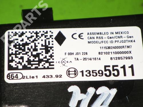 Comfort control module OPEL ASTRA K (B16) 1.6 CDTi (68) | BP6386081M56 