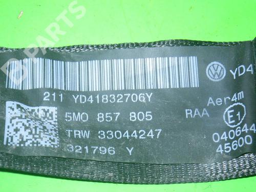 Rear left seatbelt VW GOLF PLUS V (5M1, 521) 2.0 TDI 16V | BP6674815I29 