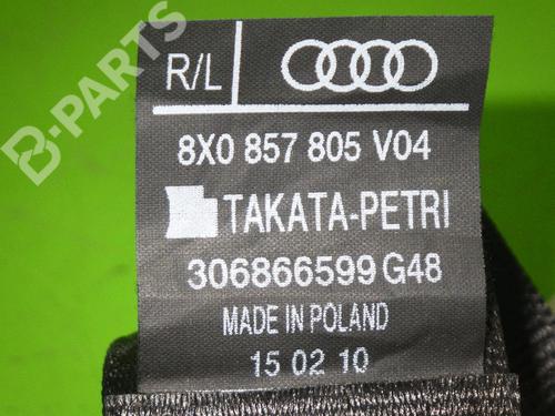 Rear right seatbelt AUDI A1 (8X1, 8XK) 1.4 TFSI | BP6612404I28 