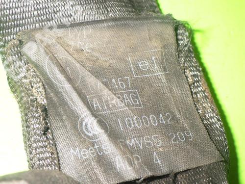 Front left seatbelt VW TOUAREG (7LA, 7L6, 7L7) 2.5 R5 TDI | BP6673233I26 