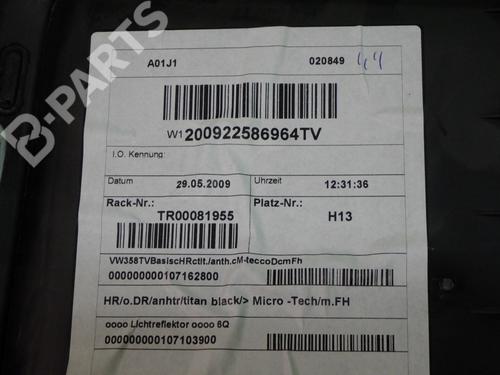 Rear right panel VW TOURAN (1T1, 1T2) 1.9 TDI | BP11756380C61 