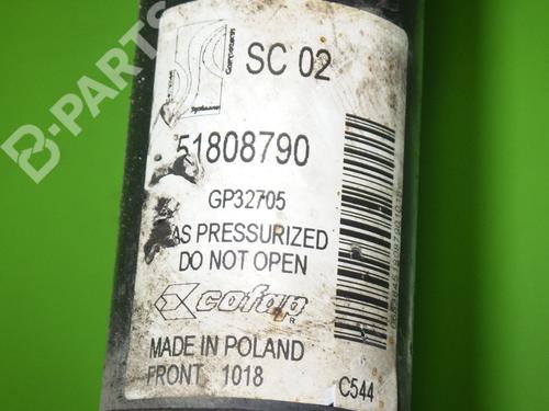 Right front shock absorber FIAT FIORINO Box Body/MPV (225_) 1.3 D Multijet (225BXD1A, 225BXB1A, 225BXB11) | BP6674501M17 