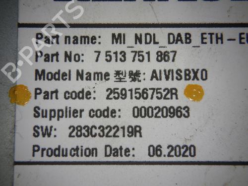 Bilradio RENAULT ZOE (BFM_) ZOE (BFMC, BFMD) | BP29739894E6 