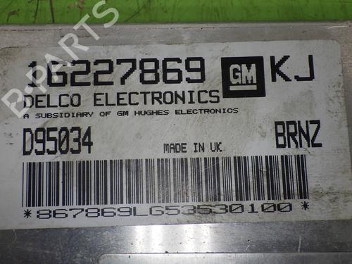 Control unit OPEL ASTRA F Hatchback (T92) 1.6 i 16V (F08, M08, F68, M68) | BP29757832M11 