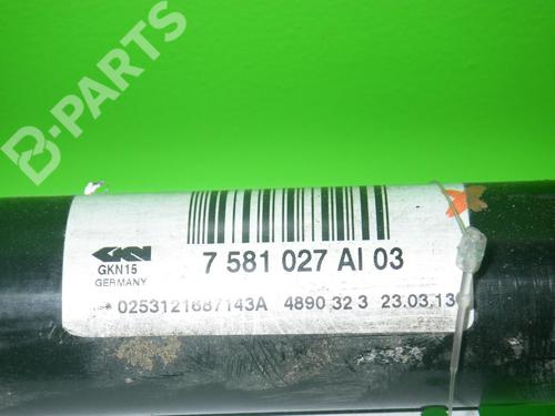 Left rear driveshaft BMW 5 Touring (F11) 520 d | BP6663084M40 