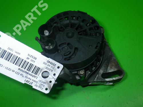 Alternator FIAT DOBLO Box Body/MPV (223_) 1.2 (223ZXA1A) | BP6369848M7 